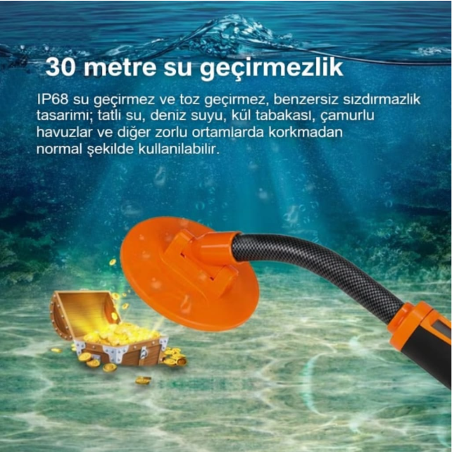 Metal Dedektörü Otomatik Pinpointer Su Geçirmez PRO Pointer ve Kılıf