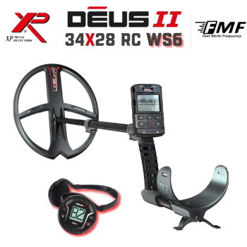XP Deus 2 Dedektör - 34x28cm FMF Başlık, WS6 Kulaklık, Ana Kontrol Ünitesi