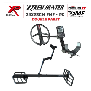 XP Xtrem Hunter Dedektör - DOUBLE PAKET ( KULAKLIKSIZ ) 34X28FMF-RC-DOUBLE