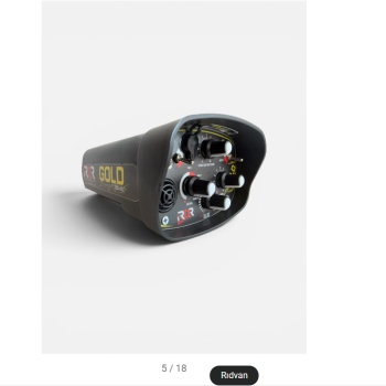 RDR Gold Dedektör Altın Dedektörü - 18kHz 27 cm Başlıklı Paket