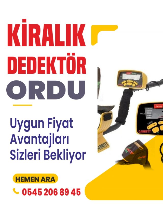 Ordu Kiralık Dedektör